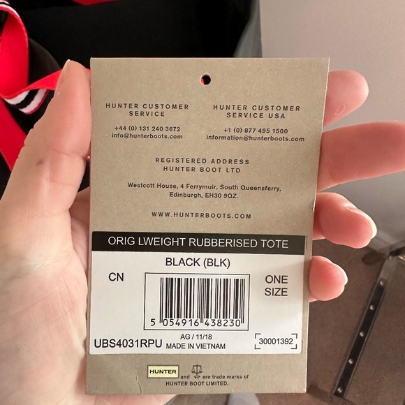 Hunter Original Lightweight Rubberized Tote - Picture 5 of 6